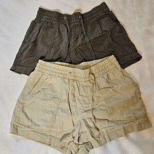 Gap linen blend shorts womens XS two shorts